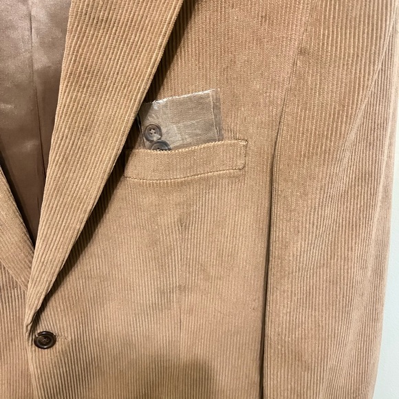 Lauren Ralph Lauren - Men’s XL - Corduroy - Blazer / Sport Coat - Tan - Picture 12 of 16